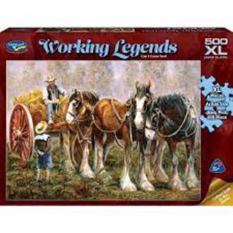 Working Legends 500XL pc Puzzle Can I Come Too