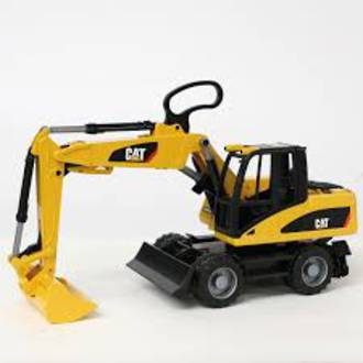 Bruder Cat Wheeled Excavator