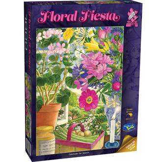 Floral Fiesta Celebrate the Season 1000 Piece Puzzle