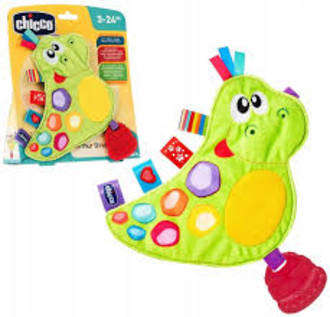 Chicco Toy Arthur Dino Textile Rattle