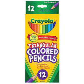 Crayola Triangular Colored Pencil (12pc)