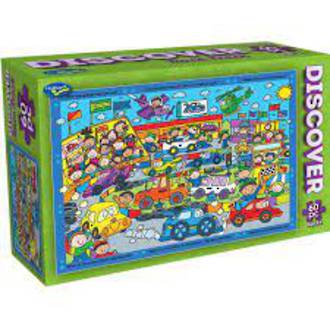 Discover 60pc Puzzle Race Track