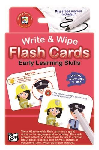 Write & Wipe Flashcards Early Learning Skills