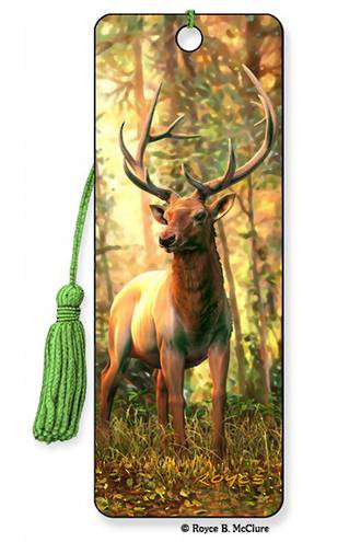 3D Bookmark - Elk