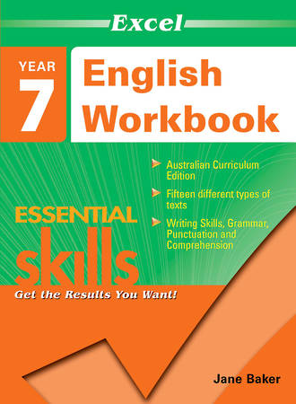 Excel English Workbook Yr 7