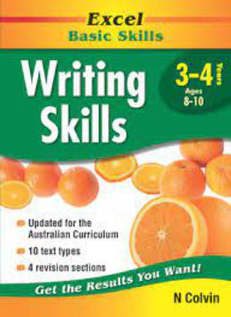 Excel Basic Skills Writing Skills Year 3-4 Age 8-10