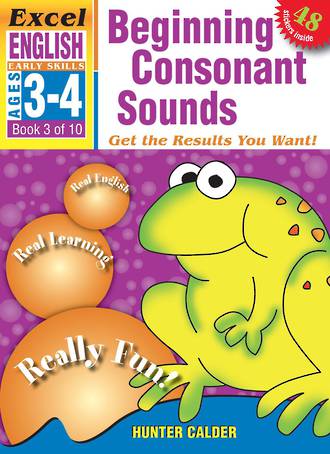 Excel English Early Skills Begining Consonant Sounds Age 3-4