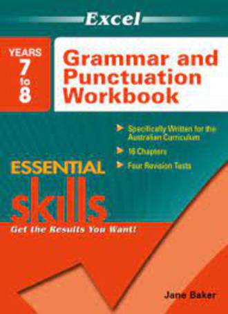 Excel Grammar And Punctuation Workbook Yr 7 to 8