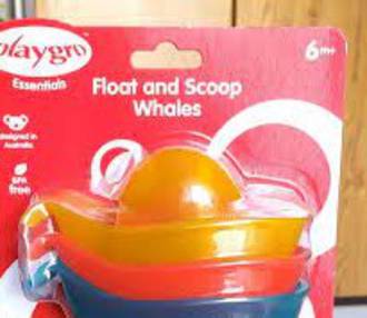 Playgro Float and Scoop Whales
