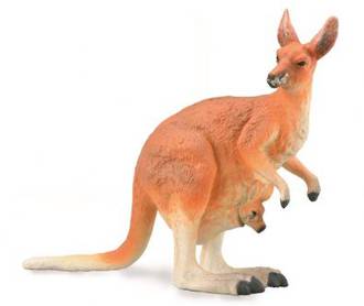 CollectA Red Kangaroo Female With Joey 88921