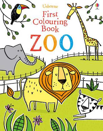 Usborne First Colouring Book Zoo