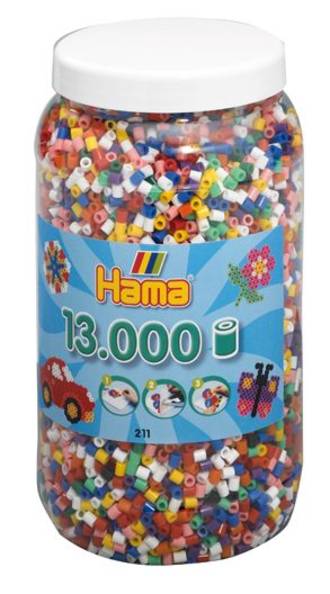 Hama Beads 13000 Bold Colours H211-00