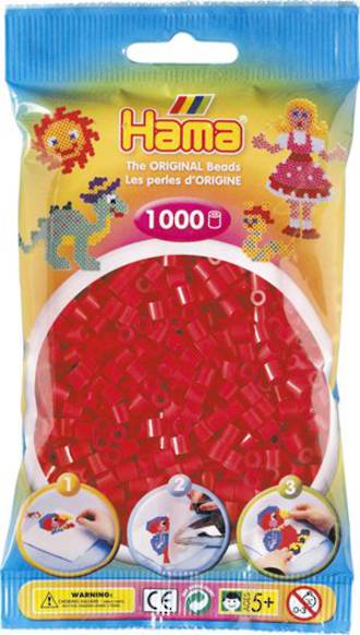 Hama Beads 1000 Red H207-05