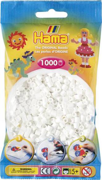 Hama Beads 1000 White H207-1