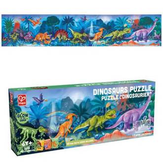 Hape Dinosaurs Puzzle Dinosaurier Glow In The Dark (200pc)