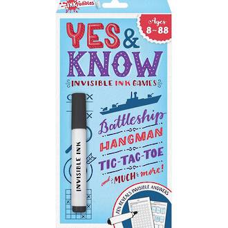 Hinkler Inkredibles - Yes & Know Invisible Ink Game