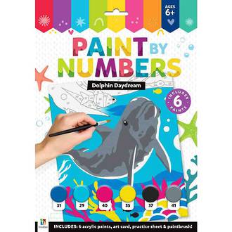 Hinkler Paint By Numbers Dolphin Daydream