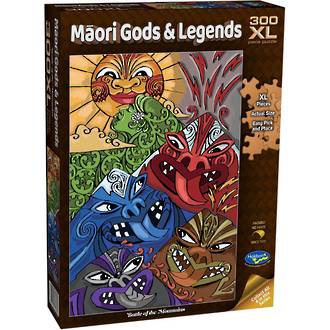 Holdson NZ Puzzle Maori Gods And Legends Battle Of The Mountains