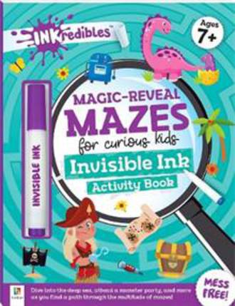 Inkredibles Magic-Reveal Mazes Invisible Ink Activity Book