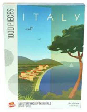Illustrations of the World: Italy (1000 piece) Jigsaw