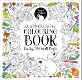 Kuwi's Creative Colouring Book for Big and Small People