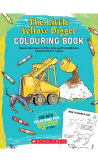  The Little Yellow Digger Colouring Book