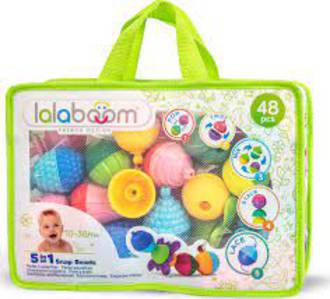 Lalaboom 5 in 1 Snap Beads  (48pc)