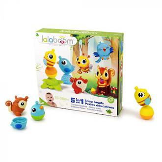 Lalaboom 5 in 1 Snap Beads  (25pc)