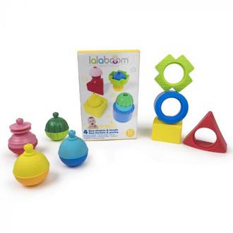 Lalaboom Geo Shapes and Beads  (12pc)