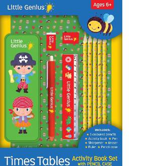 Little Genius Times Tables Activity Book & Set