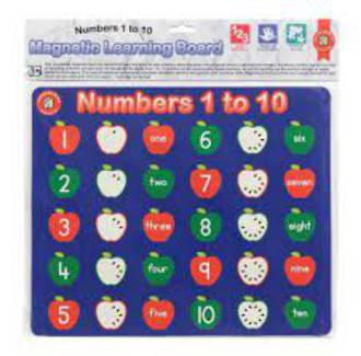  Magnetic Learning Board Numbers 1 to 10