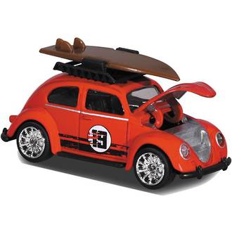 Majorette VW Beetle Surfing Red