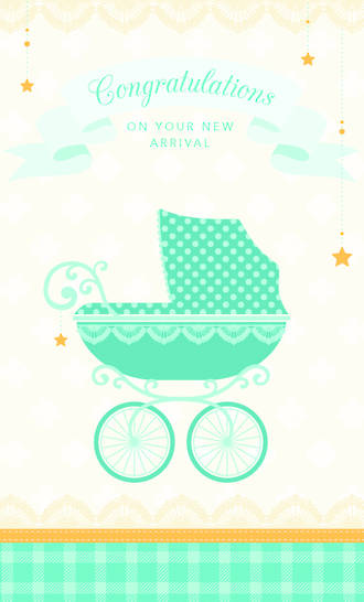 Card Congratulations on your new arrival