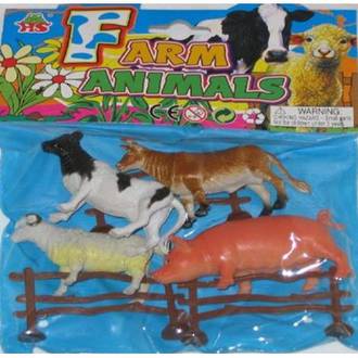 Farm Animals Poly Bag Small