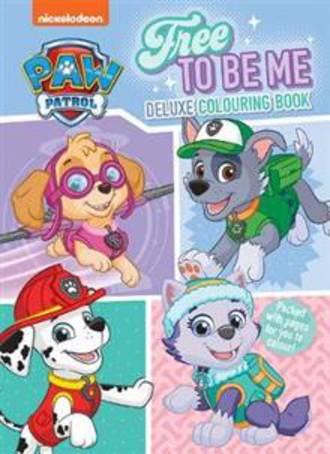Paw Patrol Free To Be Me Deluxe Colouring Book