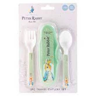 Beatrix Potter Peter Rabbit 2pc Travel Cutlery Set