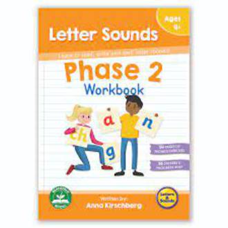 Beanstalk Books Phase 2 Workbook Letter Sounds Ages 4+