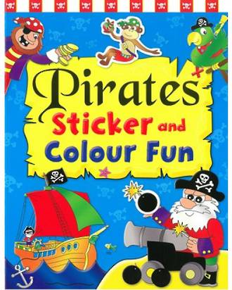 Pirates Sticker and Colour Fun Book 4