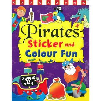 Pirates Sticker and Colour Fun Book 3