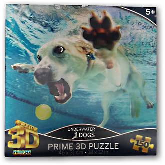 Prime 3D Puzzle Underwater Dogs (150pcs)