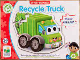 My First Big Puzzle Recycle Truck (12 piece)