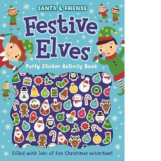 Santa & Friends Festice Elves Sticker