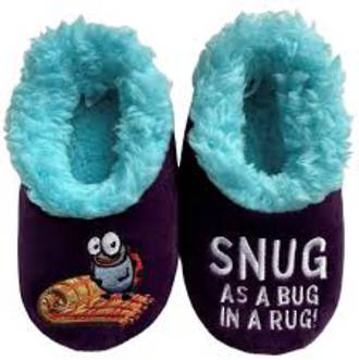Slumbies Snug as a Bug Slippers - Size L
