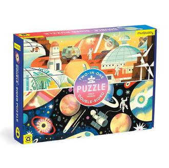 Mudpuppy Double-Sided Puzzle Space Mission (100pc)