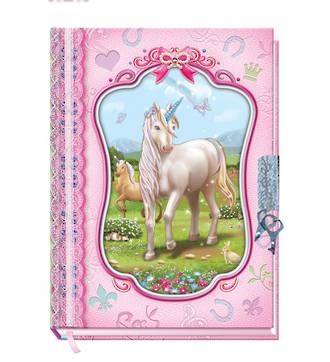 Unicorn Diary with Lock