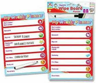 Magnetic Wipe Board Planner