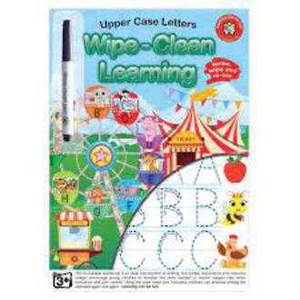 Wipe-Clean Learning Upper Case Letters