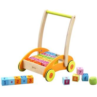 Classic World Baby Walker With Blocks