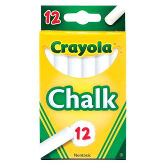 Crayola White Chalk  12pcs