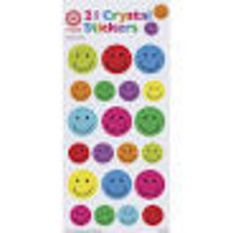 Crystal Stickers- Smiley faces